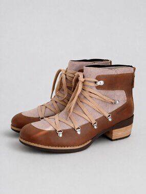 Merrell - shiloh II warm leather boots (camel) / women's 10.5 (New)